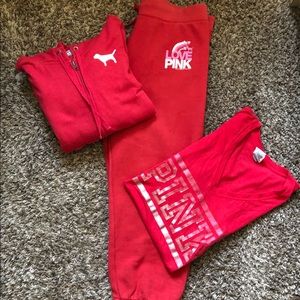 VS pink 3 piece  outfit